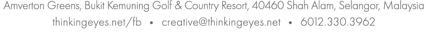 Amverton Greens, Bukit Kemuning Golf & Country Resort, 40460 Shah Alam, Selangor, Malaysia thinkingeyes.net/fb . crea...